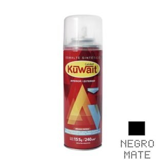 Aerosol Kuwait Negro Mate 240 cc