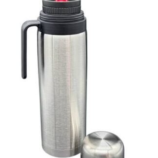 TERMO MEDIA MANIJA PLATEADO 1LT